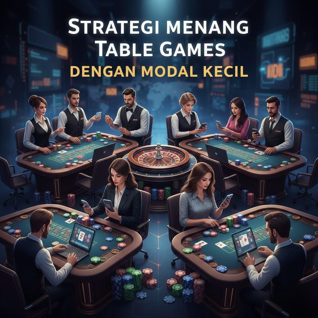 Hokijoss: Strategi Menang Table Games Modal Kecil